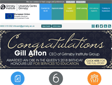 Tablet Screenshot of grimsby.ac.uk