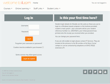 Tablet Screenshot of moodle.grimsby.ac.uk